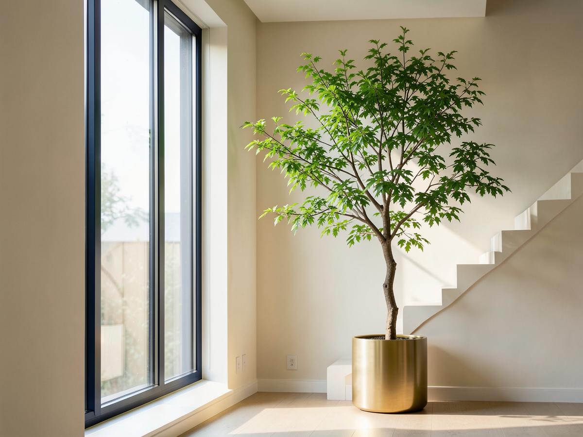 A flourishing tree beside ascending steps, symbolizing intentional future growth